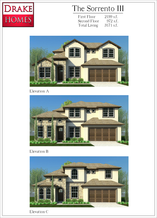 More for the 4th! The Sorrento III 3171 sq.ft. Drake Homes Inc Blog